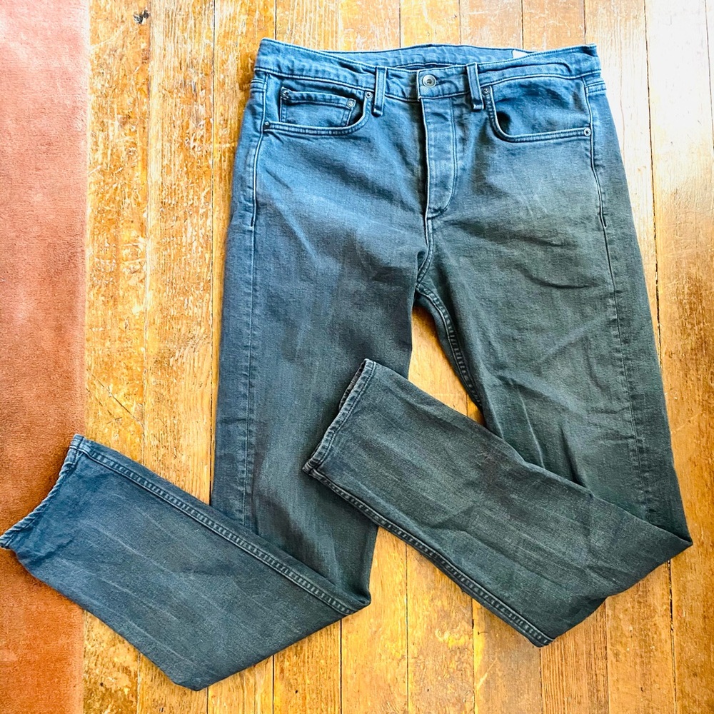 rag & bone fit 2 Gray men’s denim